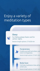 اسکرین شات 3 برنامه Meditation & Relaxation: Guide