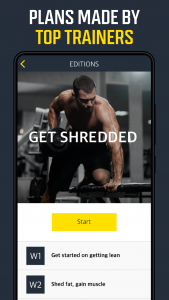 اسکرین شات برنامه Gym Workout Planner & Tracker 4