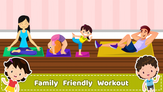 اسکرین شات برنامه Yoga for Kids & Family fitness 3