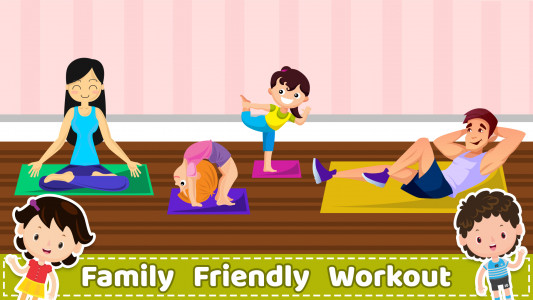 اسکرین شات 3 برنامه Yoga for Kids & Family fitness