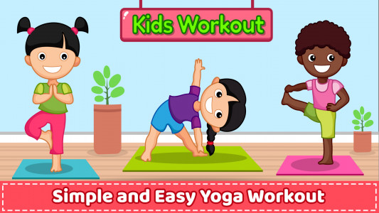 اسکرین شات برنامه Yoga for Kids & Family fitness 1