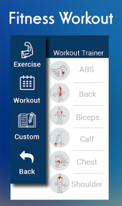 اسکرین شات برنامه Fitness Workout-Bodybuilding-Weightlifting Trainer 1