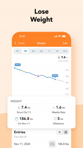 اسکرین شات 6 برنامه Calorie Counter by Lose It!