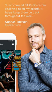 اسکرین شات 2 برنامه Fit Radio: Train Inspired