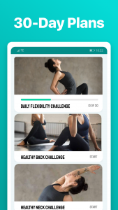 اسکرین شات برنامه Flexibility & Stretching App 1