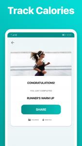 اسکرین شات برنامه Warm Up & Morning Workout App 8