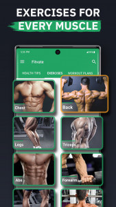 اسکرین شات 5 برنامه Fitvate - Gym & Home Workout