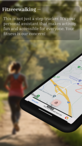 اسکرین شات 1 برنامه Walking Tracker - Step Counter