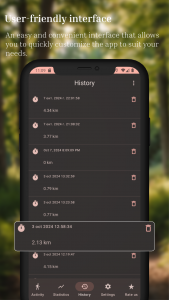 اسکرین شات 6 برنامه Walking Tracker - Step Counter