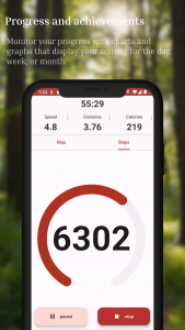 اسکرین شات 8 برنامه Walking Tracker - Step Counter