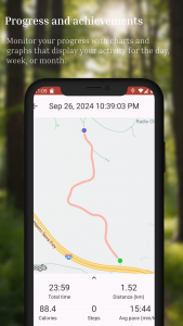 اسکرین شات 4 برنامه Walking Tracker - Step Counter