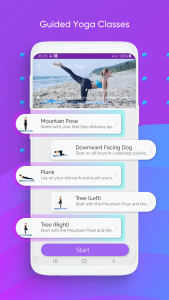 اسکرین شات 7 برنامه Yoga Workout for Beginners