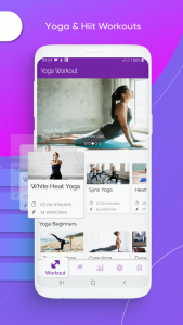 اسکرین شات 2 برنامه Yoga Workout for Beginners