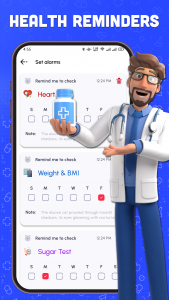 اسکرین شات 5 برنامه Blood Pressure Monitor BP Info