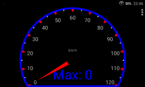 اسکرین شات برنامه Simple GPS Speedometer Free 5