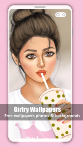 اسکرین شات برنامه Girly Wallpaper 3