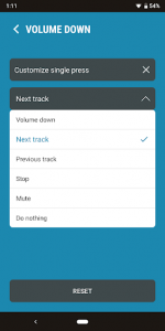 اسکرین شات برنامه Next Track: Skip tracks with volume buttons 2
