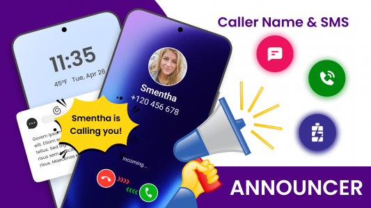 اسکرین شات برنامه Caller Name Announcer and SMS 5