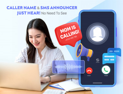 اسکرین شات برنامه Caller Name Announcer and SMS 1