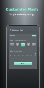 اسکرین شات برنامه Flash on Call and SMS - Battery Manager 8