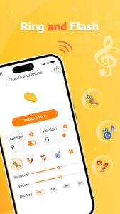 اسکرین شات 2 برنامه Find Your Phone by Clap&Flash