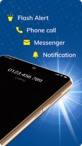 اسکرین شات 2 برنامه Flash Alerts: Flashing Lights