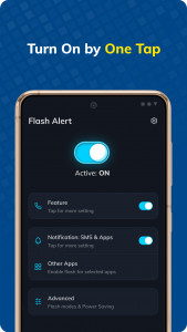 اسکرین شات 3 برنامه Flash Alerts: Flashing Lights