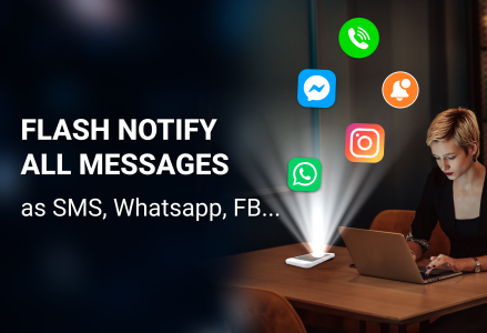 اسکرین شات 2 برنامه Flash Alert & Led Flashlight