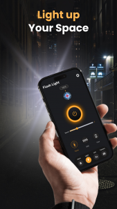 اسکرین شات 3 برنامه LED Flashlight - Flash Alert