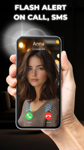 اسکرین شات 1 برنامه Flashlight LED & Flash Alert