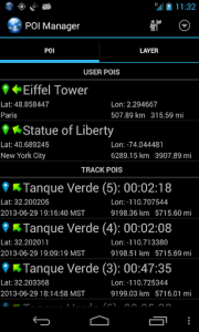 اسکرین شات برنامه Ultra GPS Logger Lite 8
