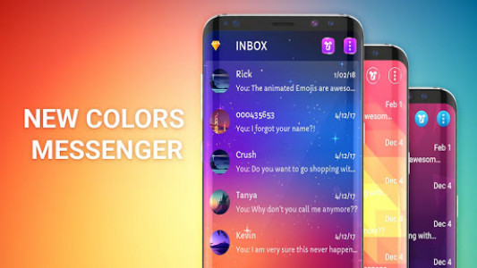 اسکرین شات برنامه Colors SMS 1
