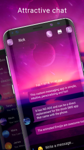 اسکرین شات 2 برنامه Wallpaper SMS theme