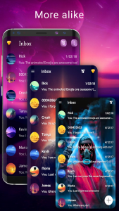 اسکرین شات 3 برنامه Wallpaper SMS theme