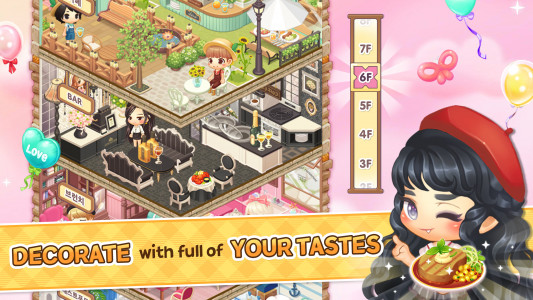 اسکرین شات 2 بازی My Secret Bistro :Cooking Game