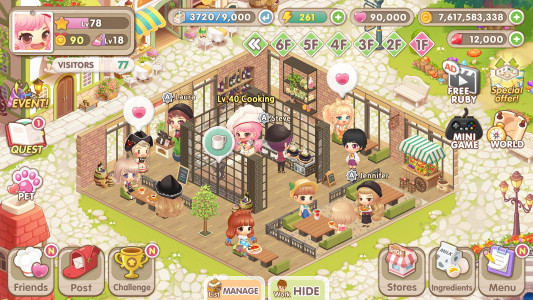 اسکرین شات 8 بازی My Secret Bistro :Cooking Game