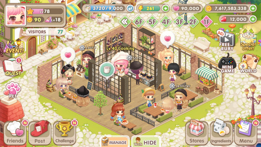 اسکرین شات 8 بازی My Secret Bistro :Cooking Game