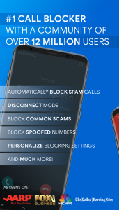 اسکرین شات 1 برنامه Call Control. Call Blocker