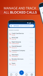 اسکرین شات برنامه Call Control. Call Blocker 4