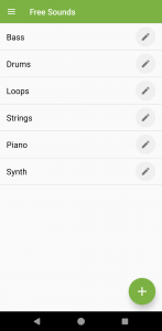 اسکرین شات 2 برنامه Free Sounds - Samples & Loops