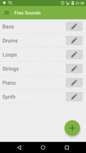 اسکرین شات برنامه Free Sounds - Samples & Loops 2