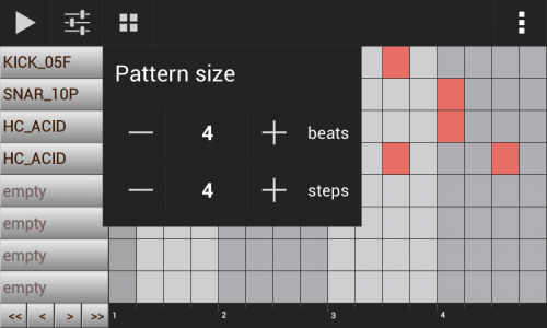 اسکرین شات برنامه GrooveMixer Beat Maker 4
