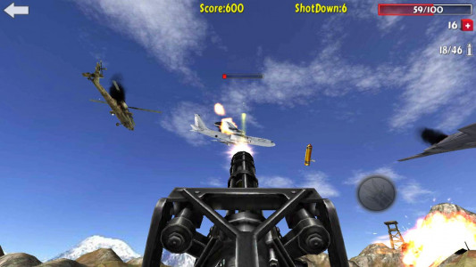 اسکرین شات بازی Flight Gun 3D 2