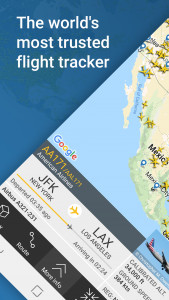 اسکرین شات برنامه Flightradar24 Flight Tracker 1