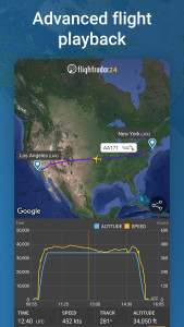 اسکرین شات برنامه Flightradar24 Flight Tracker 4