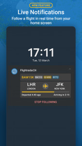 اسکرین شات برنامه Flightradar24 Flight Tracker 5