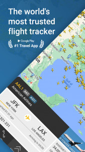 اسکرین شات برنامه Flightradar24 Flight Tracker 1