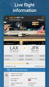 اسکرین شات 4 برنامه Flightradar24 Flight Tracker