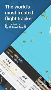 اسکرین شات 1 برنامه Flightradar24 Flight Tracker