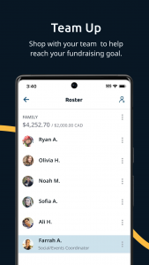 اسکرین شات 3 برنامه FlipGive Shop - Funding Sports